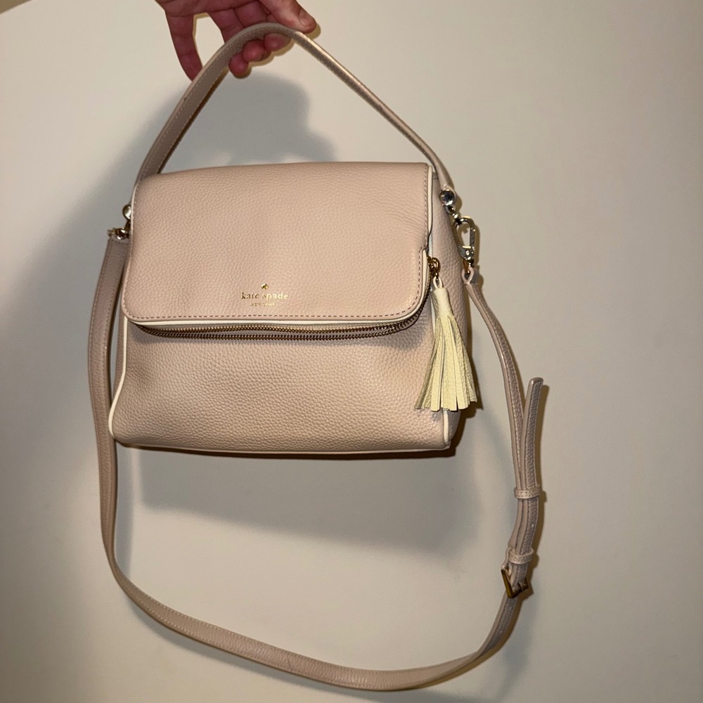 Kate Spade Miri Chester Street Leather‎ Crossbody Handbag Rose Cloud Pink